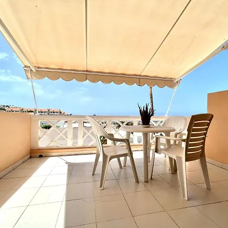 Lägenhet Paradise Court Vista Directa A Oceano Atlantico, Piscina Y Wifi, Tenerife Sur *