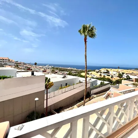 Lägenhet Paradise Court Vista Directa A Oceano Atlantico, Piscina Y Wifi, Tenerife Sur