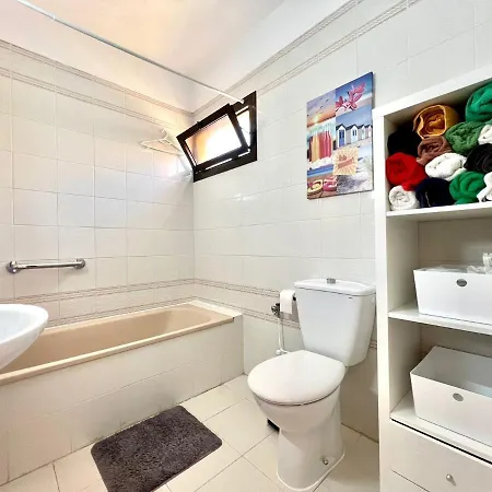 Apartamento Paradise Court Vista Directa A Oceano Atlantico, Piscina Y Wifi, Tenerife Sur